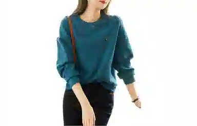 【dme】 简约休闲宽松长袖卫衣 女款