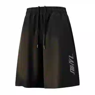 兰缪 简约纯色基础日常舒适透气柔软亲肤美式百搭宽松五分休闲短裤 男女同款