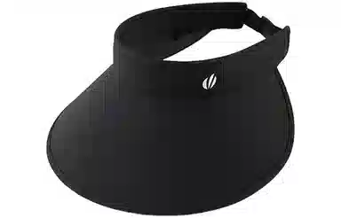 优幽兰 休闲百搭遮阳帽大檐户外黑胶空顶帽夏季韩系潮流防紫外线环绕式太阳帽显脸小 腈纶 防晒帽  女款