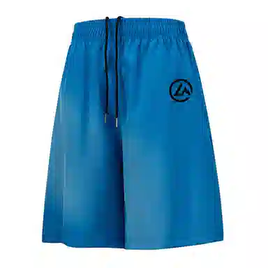 兰缪 日系简约纯色基础款日常通勤舒适柔软亲肤复古美式百搭户外运动宽松五分休闲短裤 男女同款