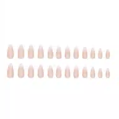 馨枕居 极光法式  穿戴甲 椭圆粉色渐变