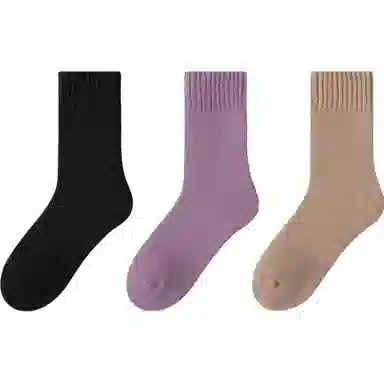 恒源祥 休闲透气舒适中筒袜 女款 组合装