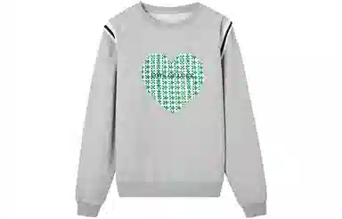 【dme】 圆领爱心宽松卫衣 女款