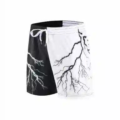 物质公式 美式复古高街不过膝三分裤撸铁健身运动跑步透气网口舒适柔软透气篮球裤 男女同款