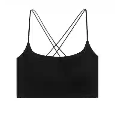 内在密码 交叉美背新款无痕抹胸带杯垫防走光防下垂可内搭外穿显瘦吊带女