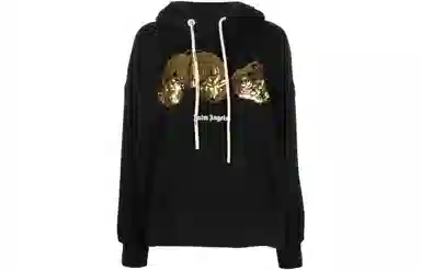 Palm Angels Bear Hoodie Black
