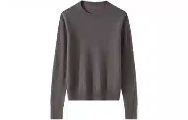 恒源祥 纯色圆领套头羊绒衫 女款