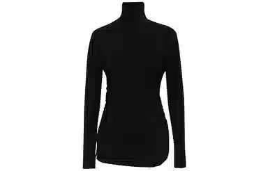 美洋 纯色高领打底休闲长袖衬衫 女款