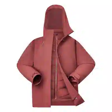 坦博尔 保暖内胆中性休闲三合一夹克 女款