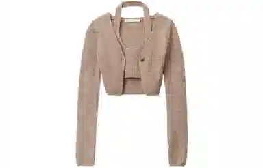 Alexander Wang FW22 Brown Cashmere Sweater