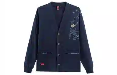 oniarai x Dorobou Blue Magpie Cardigan