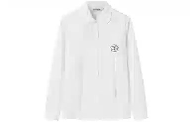 东鲸岁时记 刺绣单排扣翻领长袖 樱时衬衫 女款