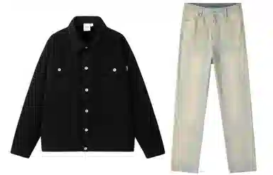 Coca-Cola Vintage Washed Denim Jacket Set