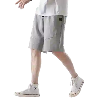 北极绒 篮球运动裤宽松五分潮流休闲短裤 男款