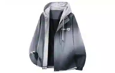 王者荣耀 鲁班七号星空梦想款 美式复古高街假两件基础款撞色拼接连帽长袖高级感户外运动休闲宽松通勤百搭外套夹克 男女同款