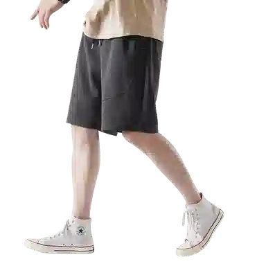 北极绒 篮球运动裤宽松五分潮流休闲短裤 男款