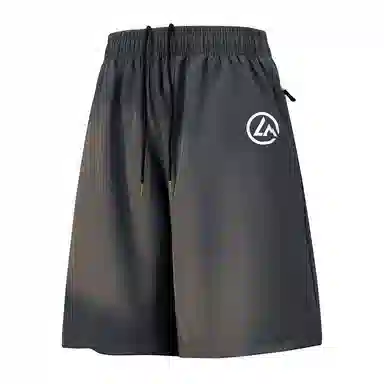 兰缪 日系简约纯色基础款日常通勤舒适柔软亲肤复古美式百搭户外运动宽松五分休闲短裤 男女同款