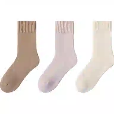 恒源祥 休闲透气舒适中筒袜 女款 组合装