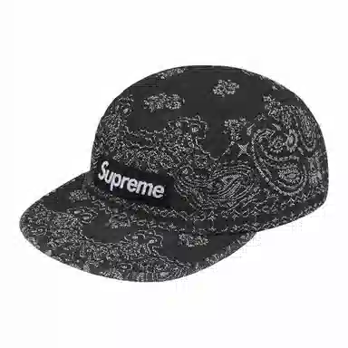 Supreme Bandana Jacquard Denim Camp Cap -