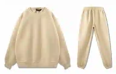 我是大卫 潮牌圆领宽松韩版潮流休闲九分束脚卫裤卫衣套装 男女同款