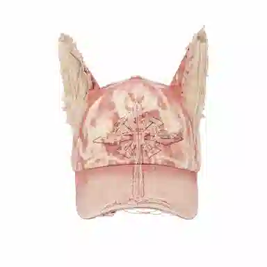 SLEEPYWALK Doberman Ear Washed Denim Cap