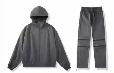 我是大卫 美式连帽防晒上衣户外机能风宽松长裤休闲运动套装 通用