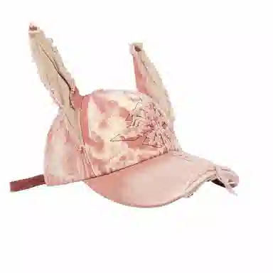 SLEEPYWALK Doberman Ear Washed Denim Cap