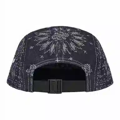 Supreme Bandana Jacquard Denim Camp Cap -