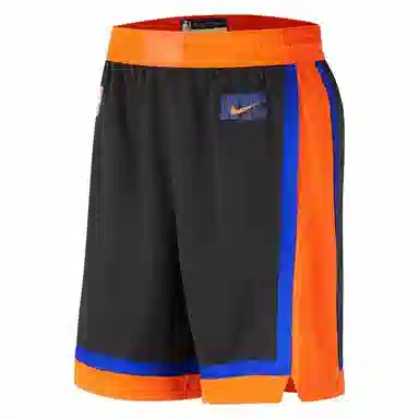 Nike x NBA Knicks Fan Basketball Pants Black/Orange