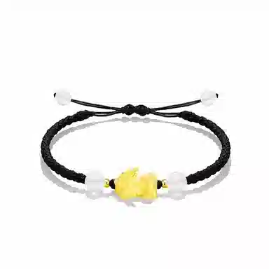 饰伴 【灵瑞貔貅·腕间纳福】招财可爱精致小众好运 合金 手绳 男女同款情侣款