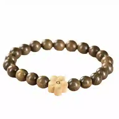 【品行高洁】 色菲尔 佛珠古风玩檀香念珠多圈盘玩 阴沉木 手串 男女同款情侣款