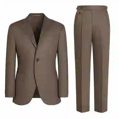 SKARO Business Suit Set Brown