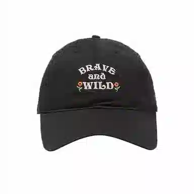 杨同学 字母宽帽檐软顶 棉 棒球帽 男女同款情侣款