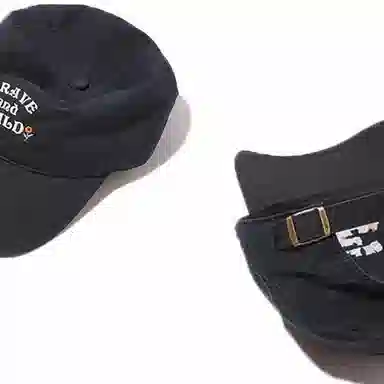 杨同学 字母宽帽檐软顶 棉 棒球帽 男女同款情侣款