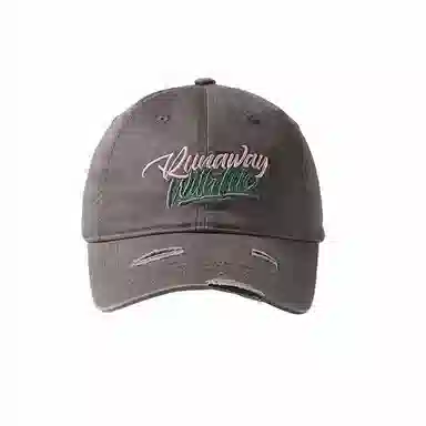 杨同学 深顶大头围破洞 棉 棒球帽 男女同款情侣款