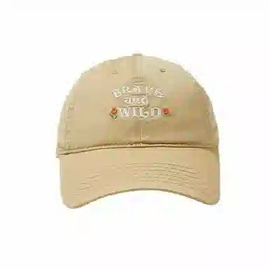 杨同学 字母宽帽檐软顶 棉 棒球帽 男女同款情侣款