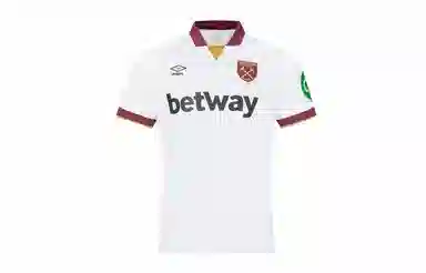 Umbro Retro Short Sleeve Football Shirt White