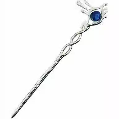 【侍奉光明】 指尖瑰宝 恶魔之眼高级感小众冷淡风简约 镀银 发簪 男女同款情侣款