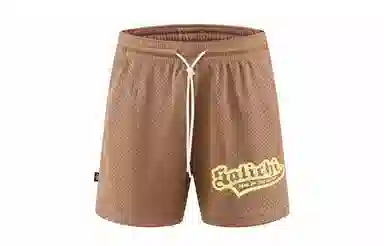 木林森 美式复古字母印花潮流宽松篮球裤 男女同款