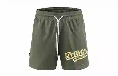 木林森 美式复古字母印花潮流宽松篮球裤 男女同款