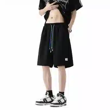 Dunhuang Museum Retro Colorblock Shorts