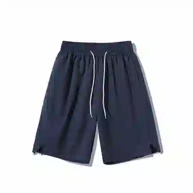 颂希尔 美式复古多巴胺潮牌宽松纯色时尚舒适百搭休闲短裤 男女同款