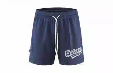 木林森 美式复古字母印花潮流宽松篮球裤 男女同款