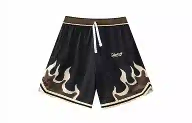 Mulinsen Flame Print Basketball Shorts