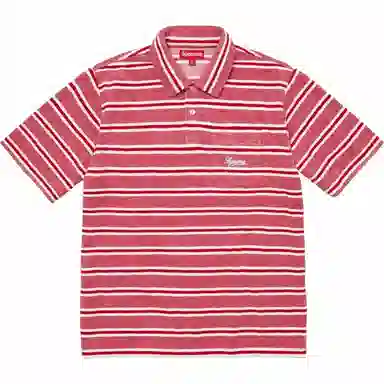 Supreme Stripe Terry Polo