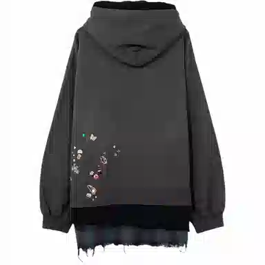 Maison Mihara Yasuhiro SS25 Black Hoodie