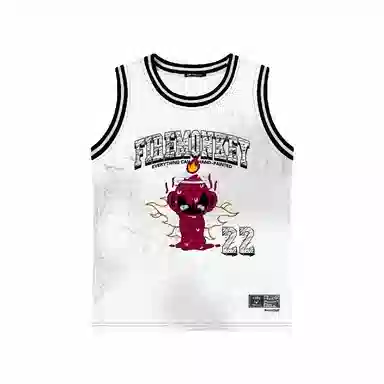 FireMonkey Street Art Basketball Vest White