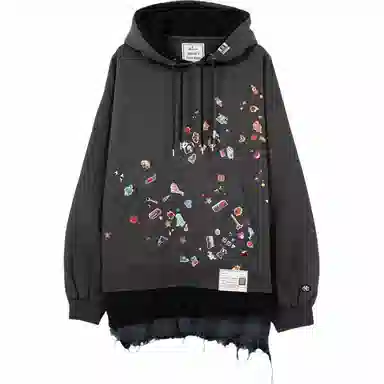 Maison Mihara Yasuhiro SS25 Black Hoodie