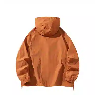 潮流舒适宽松美式时尚设计感简约山系户外露营通勤轻薄运动吸汗速干休闲多功能超轻透气凉感抽绳连帽情侣百搭外套防晒服 男女同款