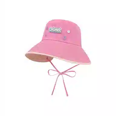 浪莎 春夏季可爱纽扣字母速干户外出游登山露营遮阳防晒大头围显脸小盆帽 聚酯纤维 渔夫帽 男女同款情侣款